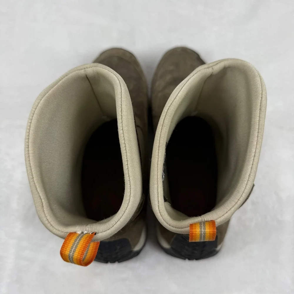 Merrell Aurora Waterproof Winter Boots Womens 9‎ Brown Suede Thinsulate Polartec